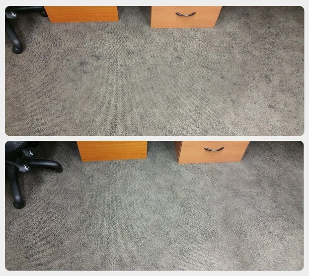 Office carpet cleaning.